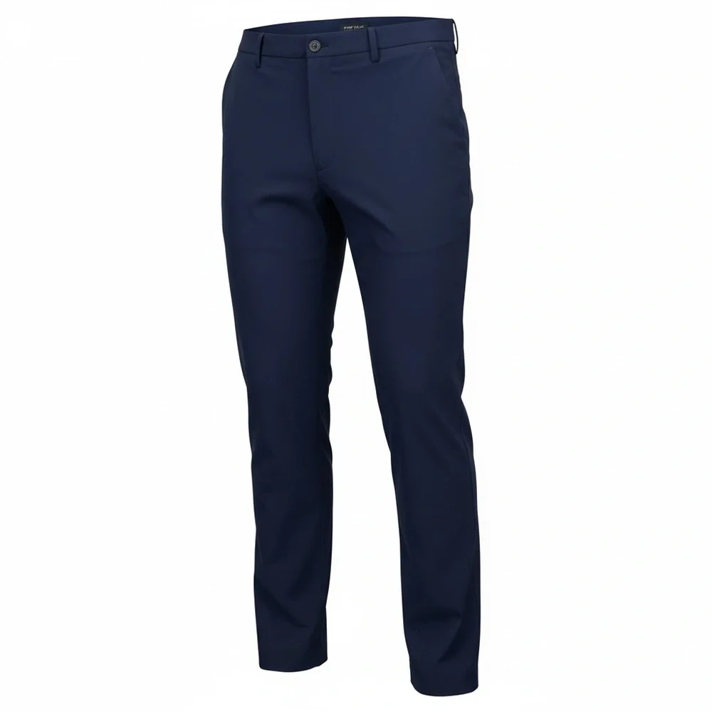 Peter Millar Blade Crown Crafted Navy Mens Pants 40x30 Stretch Dress Golf